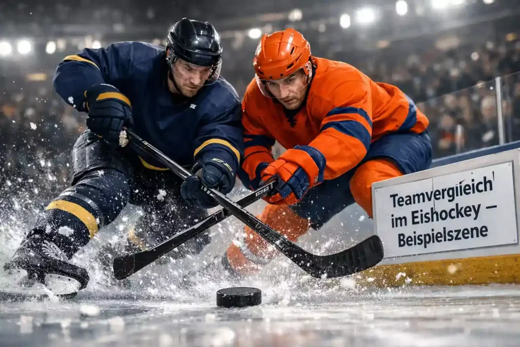 NHL-Spieler der Western Conference im intensiven Spiel auf dem Eis